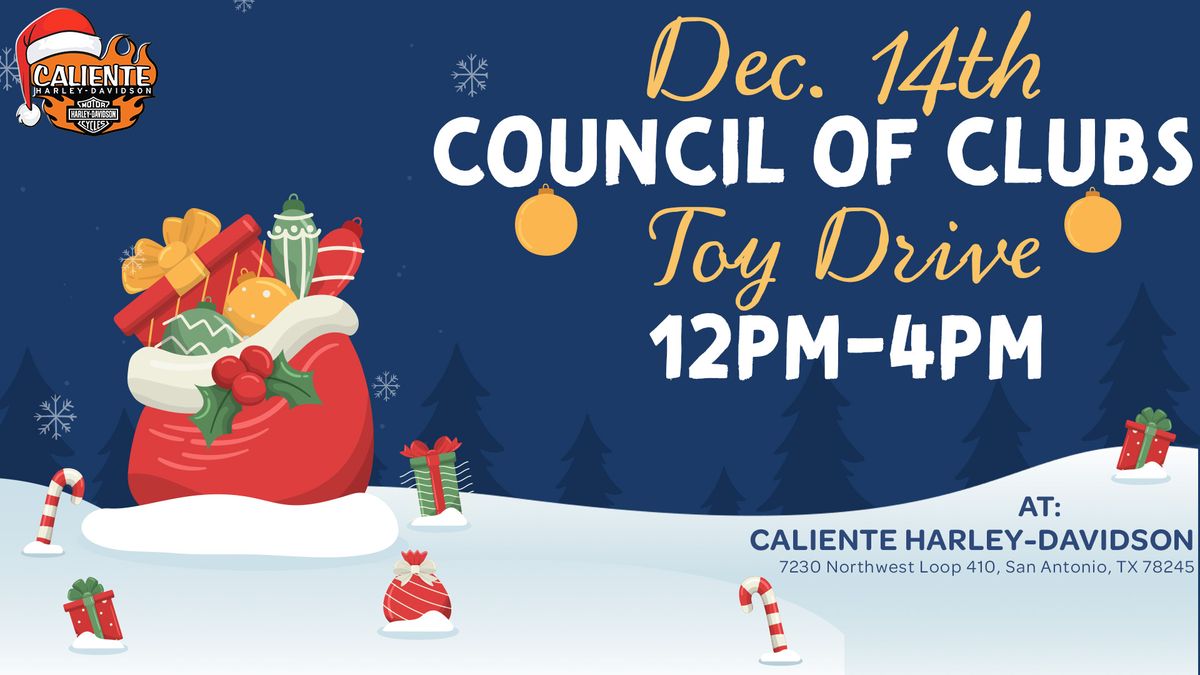 Toy Drive - Council of Clubs & Independents 