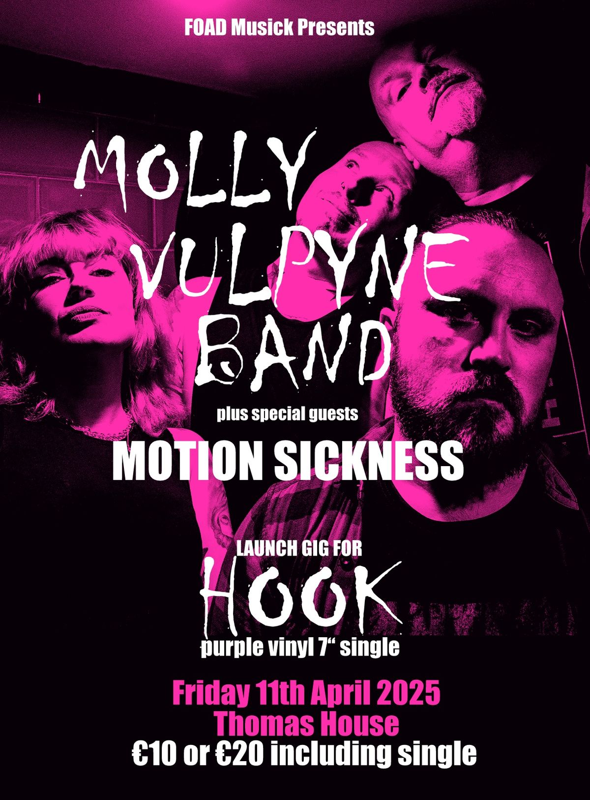 Molly Vulpyne Band + Special Guests Motion Sickness