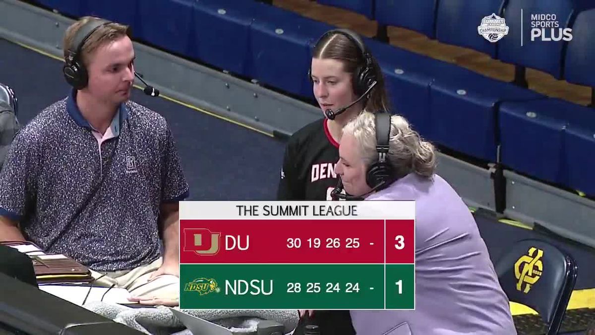 North Dakota State Bison at Denver Pioneers Womens Volleyball