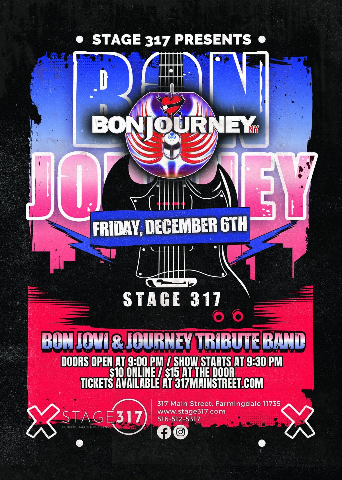 Bonjourney: Bon Jovi & Journey Tribute Band at Stage 317!