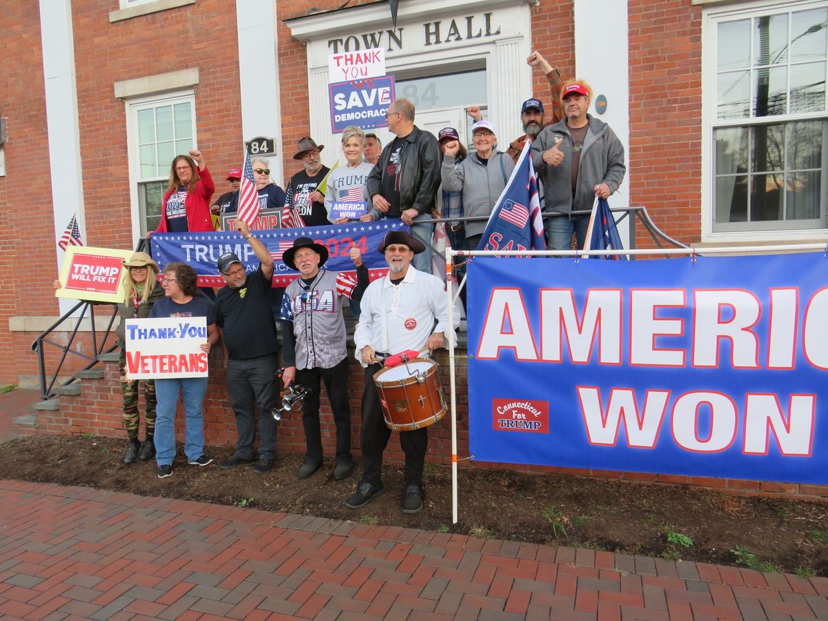 Connecticut For Trump President's Day Rally in Cheshire