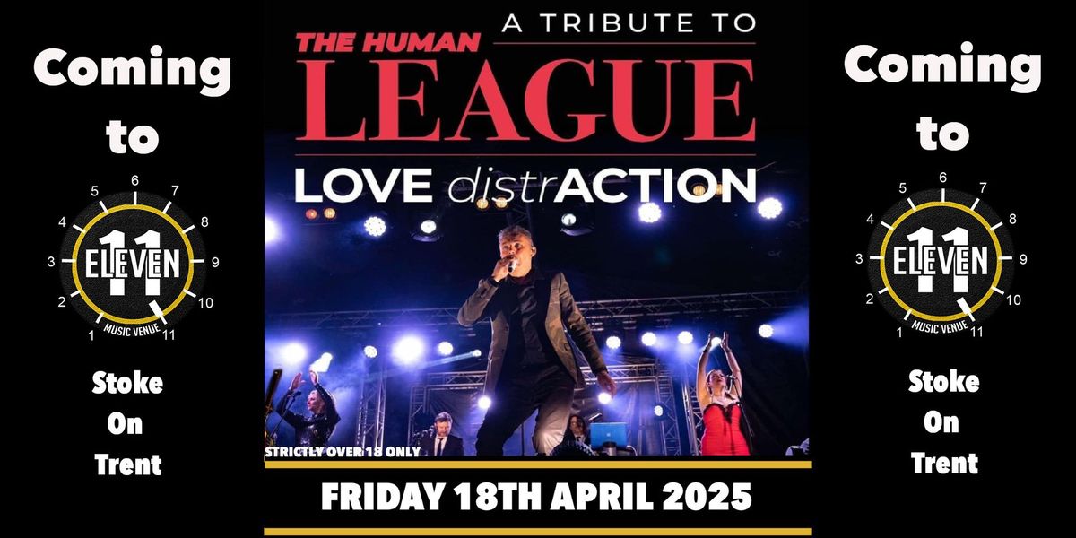 Love Distraction Human League tribute live at Eleven Stoke