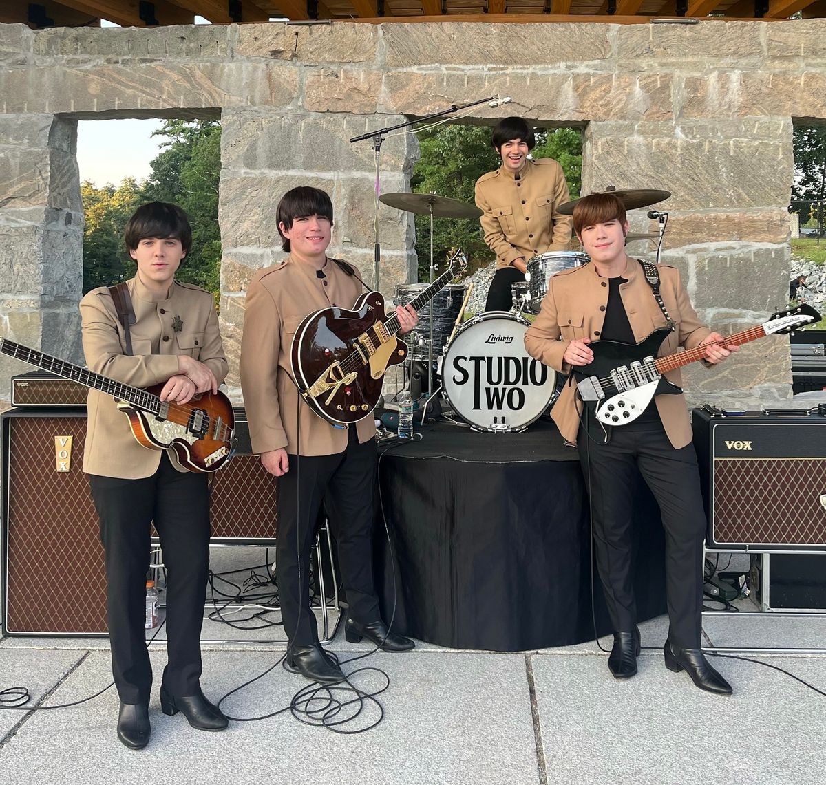Studio Two Beatles Tribute | Hyannis, MA | Village Green Bandstand