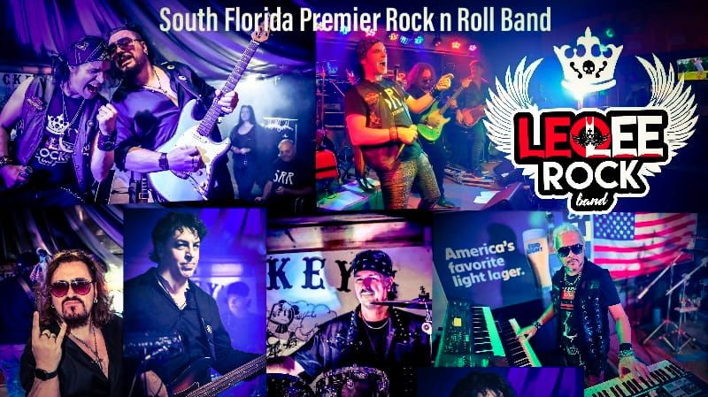 Leo Lee Rock Band live at Marina 84 in Fort Lauderdale 