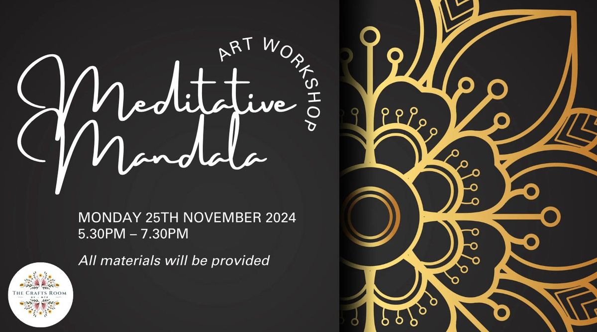 Meditative Mandala Art Workshop (for adults) 