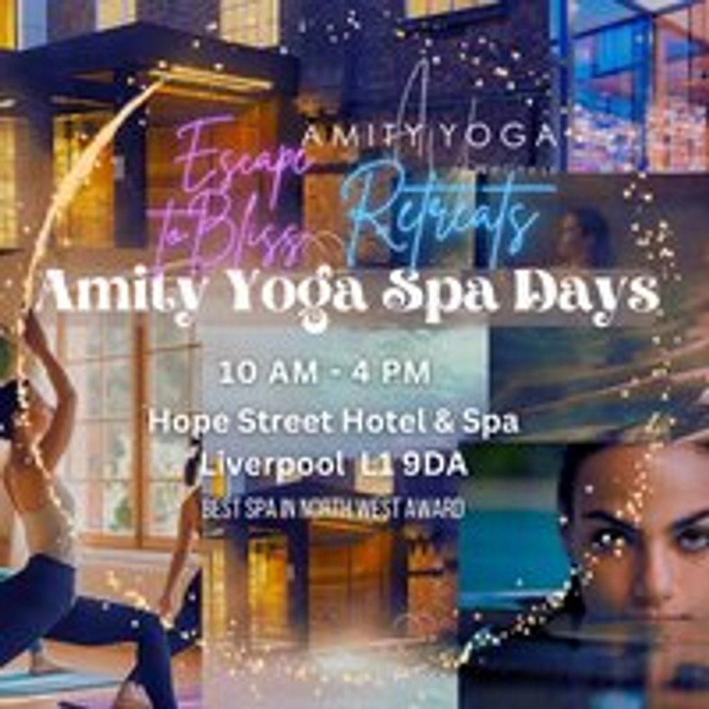 Women's Wellness Amity Yoga & Spa Day Spring Retreat Liverpool