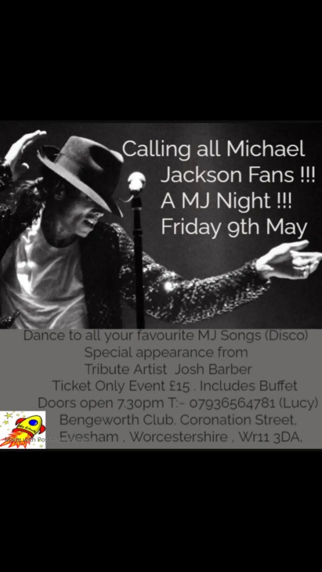 Michael Jackson Party With Tribute Artist Josh Barber 