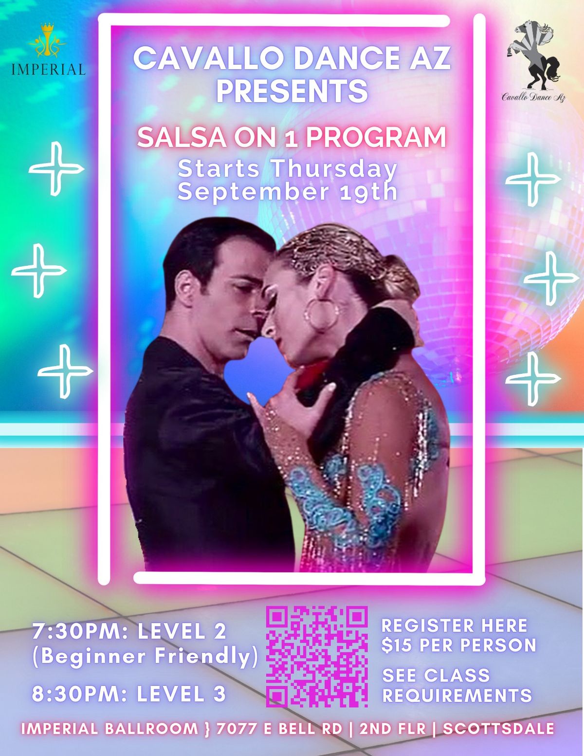 Salsa on 1 Program: Level 2 & Level 3