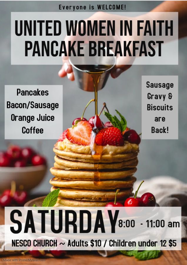 NESCO CHURCH ~ PANCAKE BREAKFAST