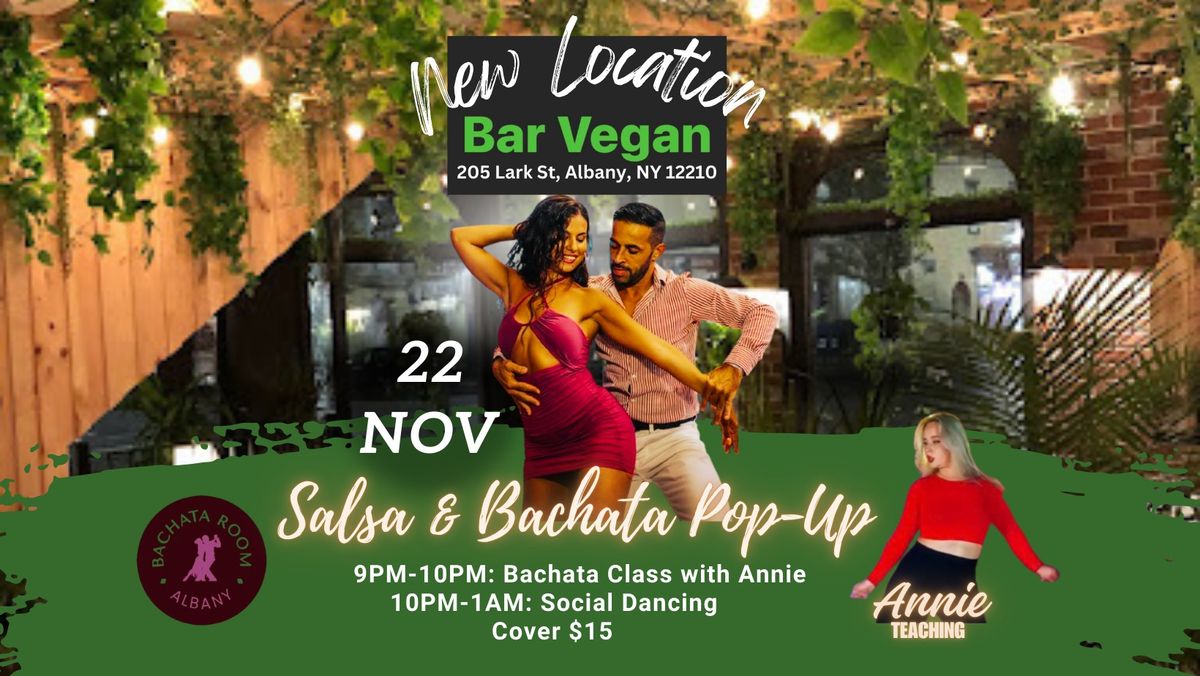 Salsa and Bachata Pop-Up at Bar Vegan!