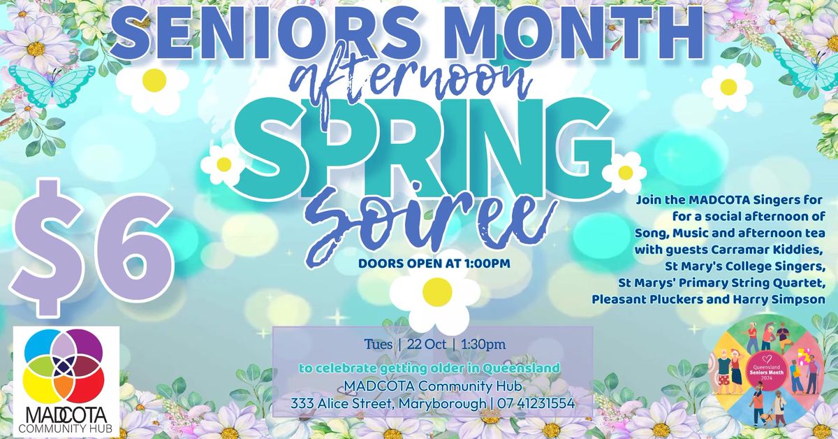 Seniors Month Afternoon Spring Soiree