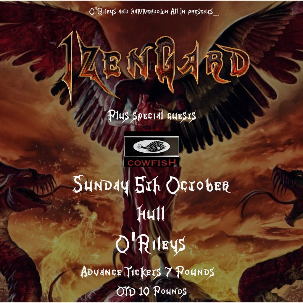 Izengard & Cowfish - prog rock special at O'Rileys