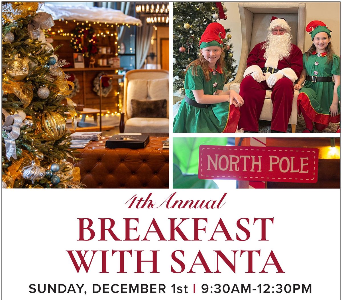 Breakfast with Santa at Delamar West Hartford