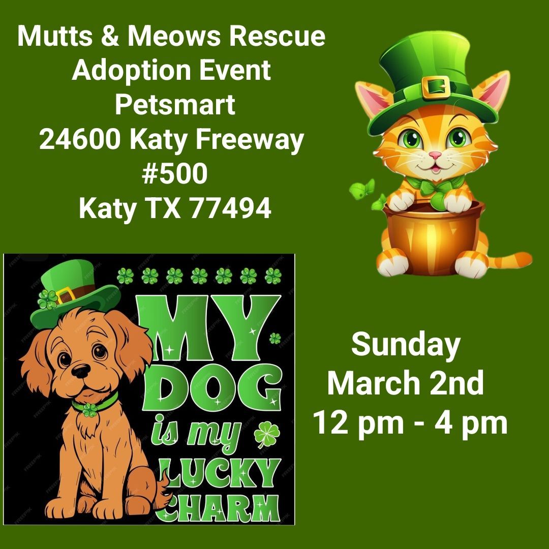 LUCK OF THE MUTT ADOPTION EVENT