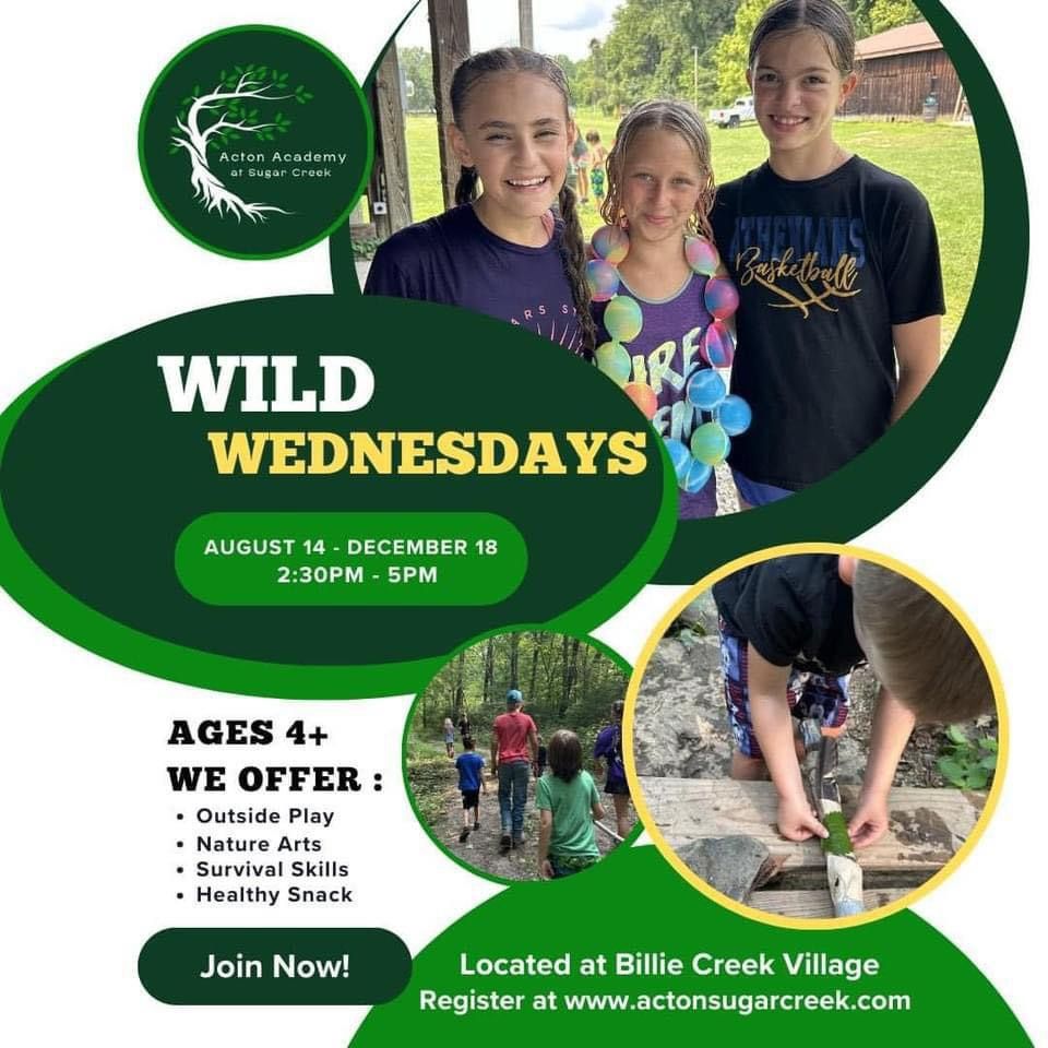 Wild Wednesdays at Billie Creek