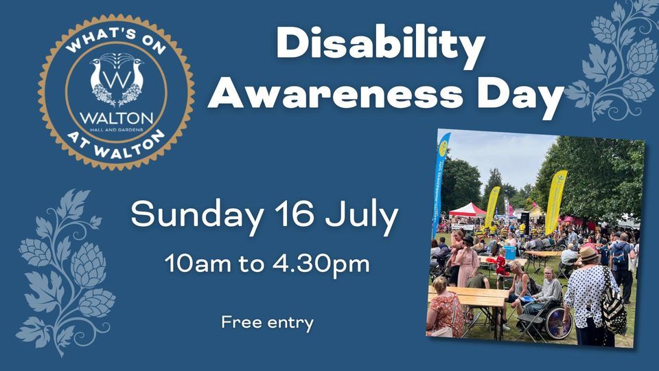 Disability Awareness Day 2023, Walton Hall and Gardens, Warrington, 16