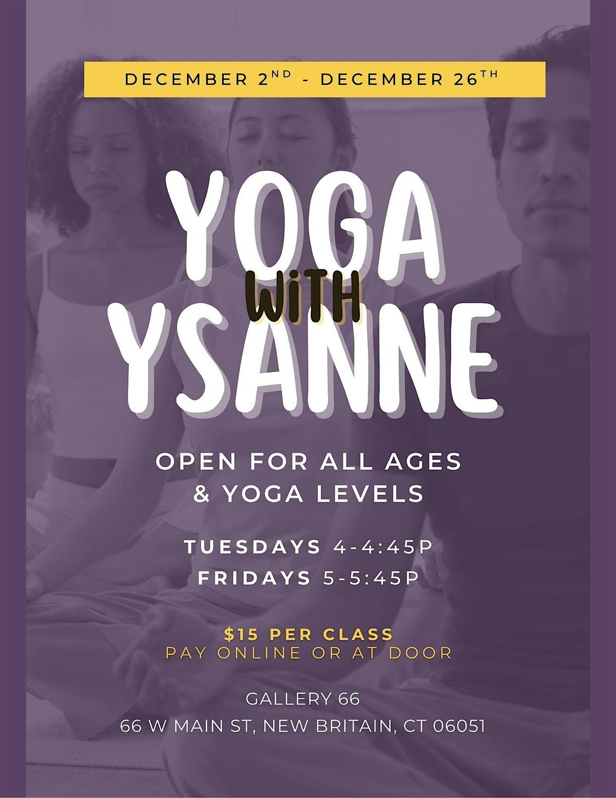 Yoga with Ysanne: Dec 23rd