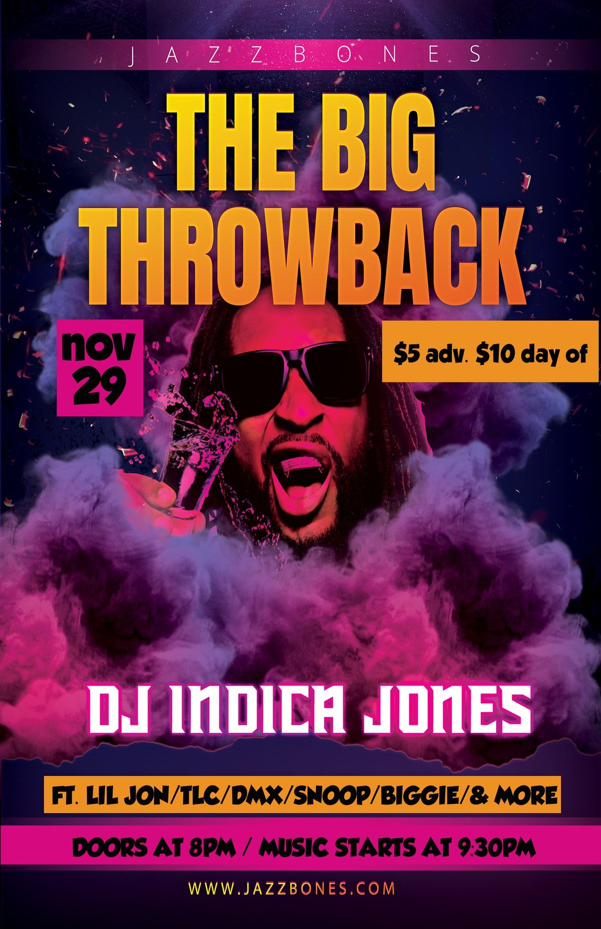 The Big Throwback w\/ DJ Indica Jones