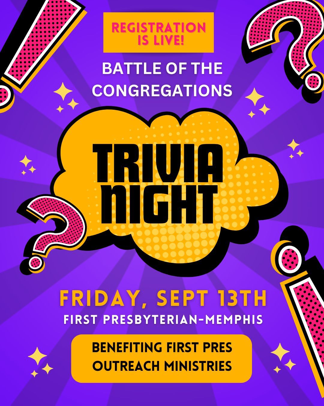 Battle of the Congregations Trivia