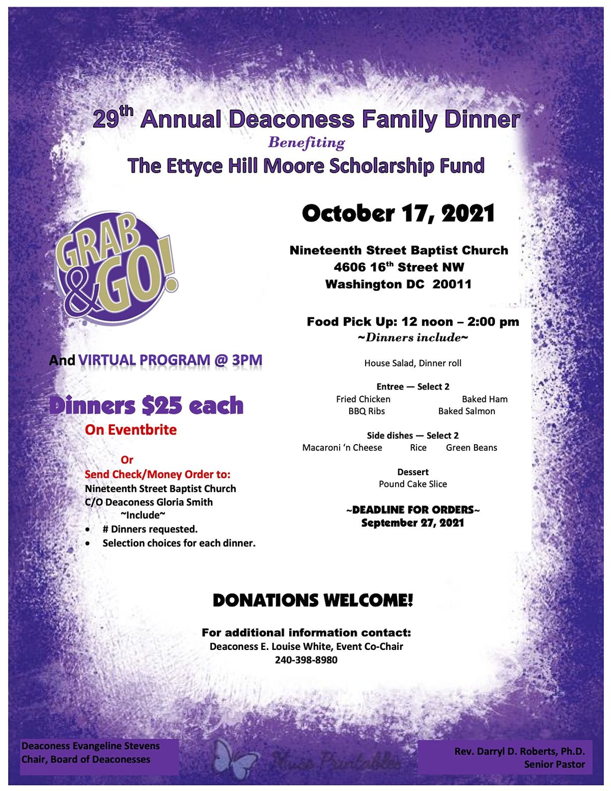 29th Annual Deaconess Family Dinner