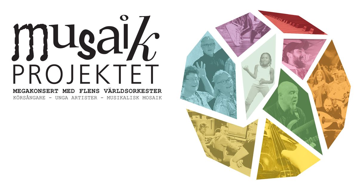 Mega konsert - MUSAIKprojektet med Flen V\u00e4rldsorkester - p\u00e5 Folk & Kultur