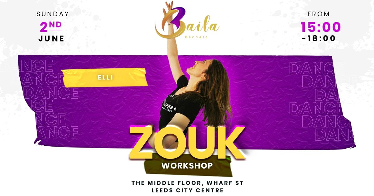 Baila Bachata x Zouk | Intro to Brazilian Zouk Workshop with Elli