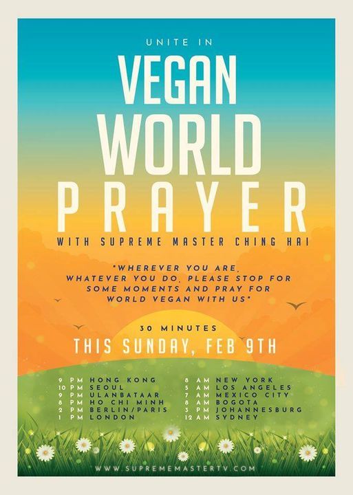 International Prayer\/Mediatation for World Vegan World Peace