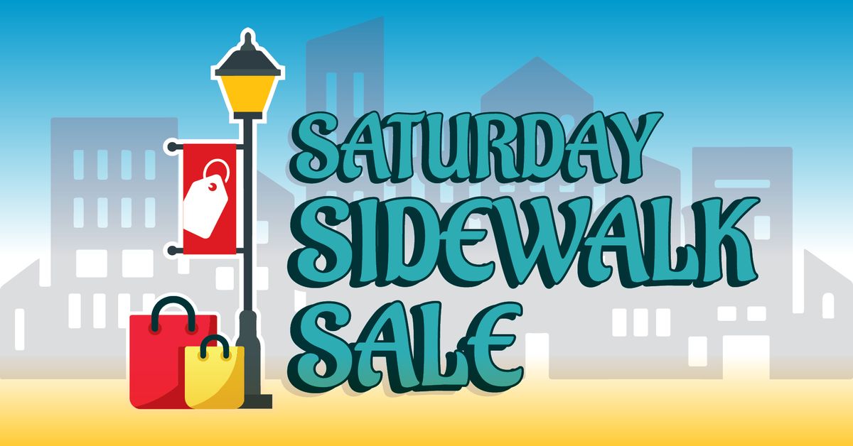 Saturday Sidewalk Sale