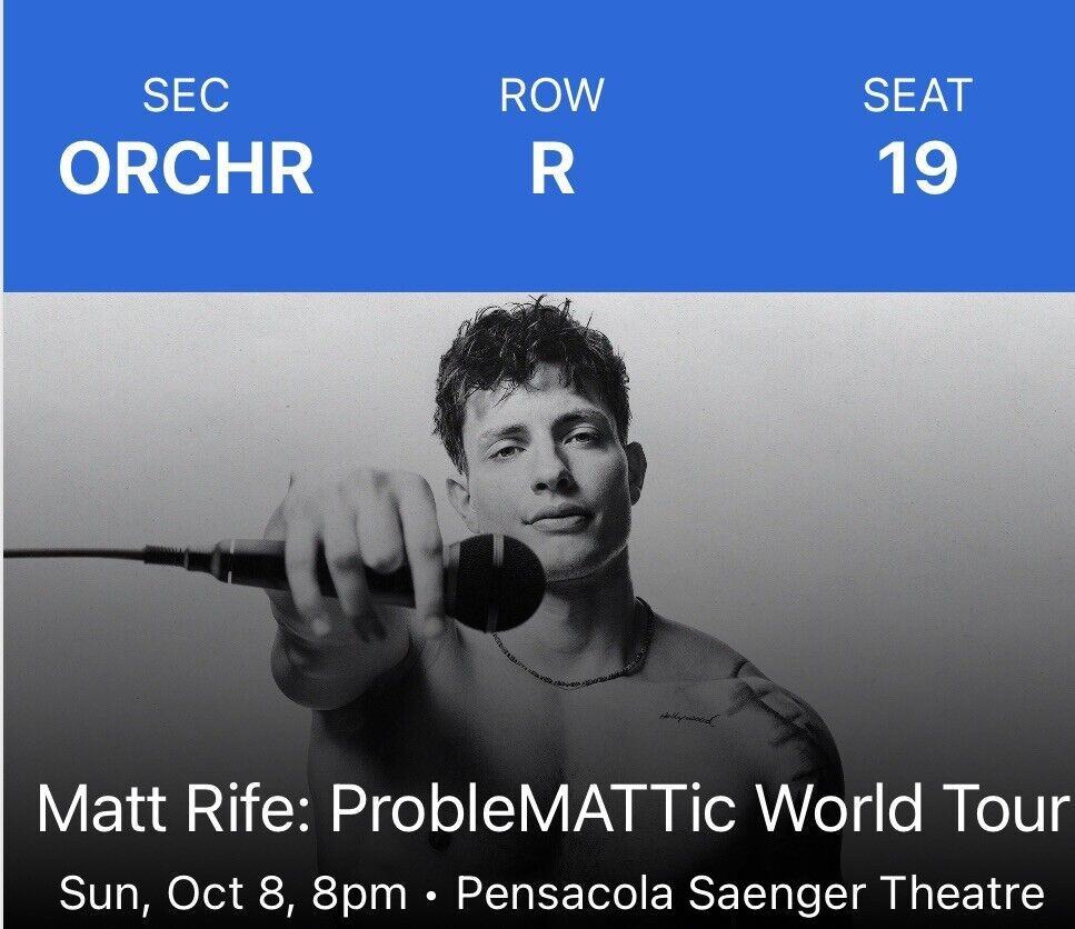 Matt Rife Orlando Tickets