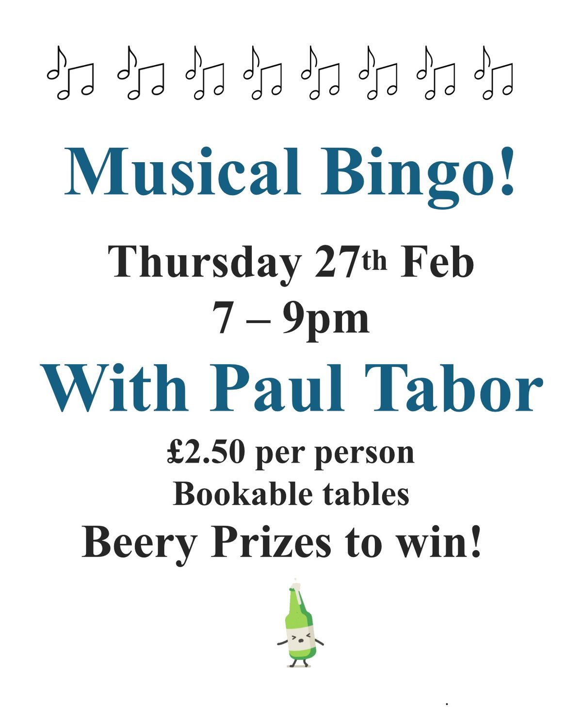 Musical Bingo!