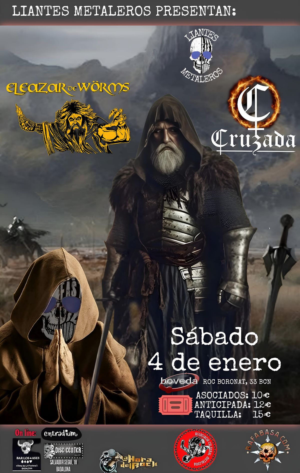 CRUZADA \u26a1 ELEAZAR DE W\u00d6RMS \u26a1 LIANTES METALEROS 