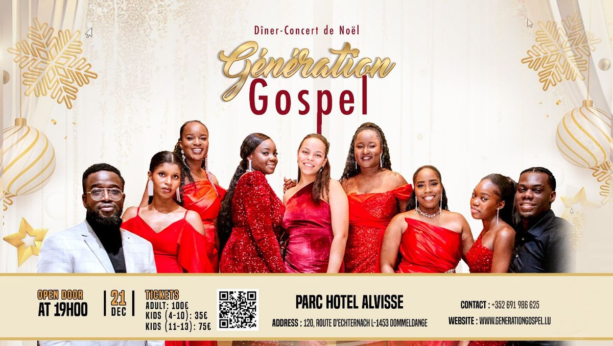 D\u00eener concert 2024 - G\u00e9n\u00e9ration Gospel 