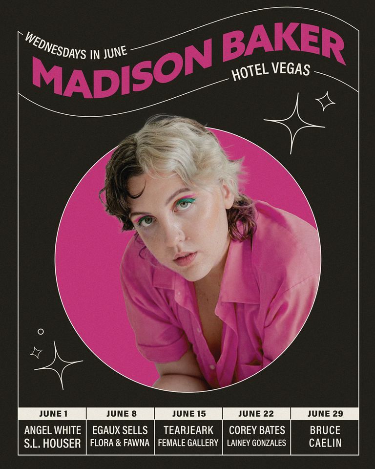 Madison Baker Residency (Every Wednesday) at Hotel Vegas