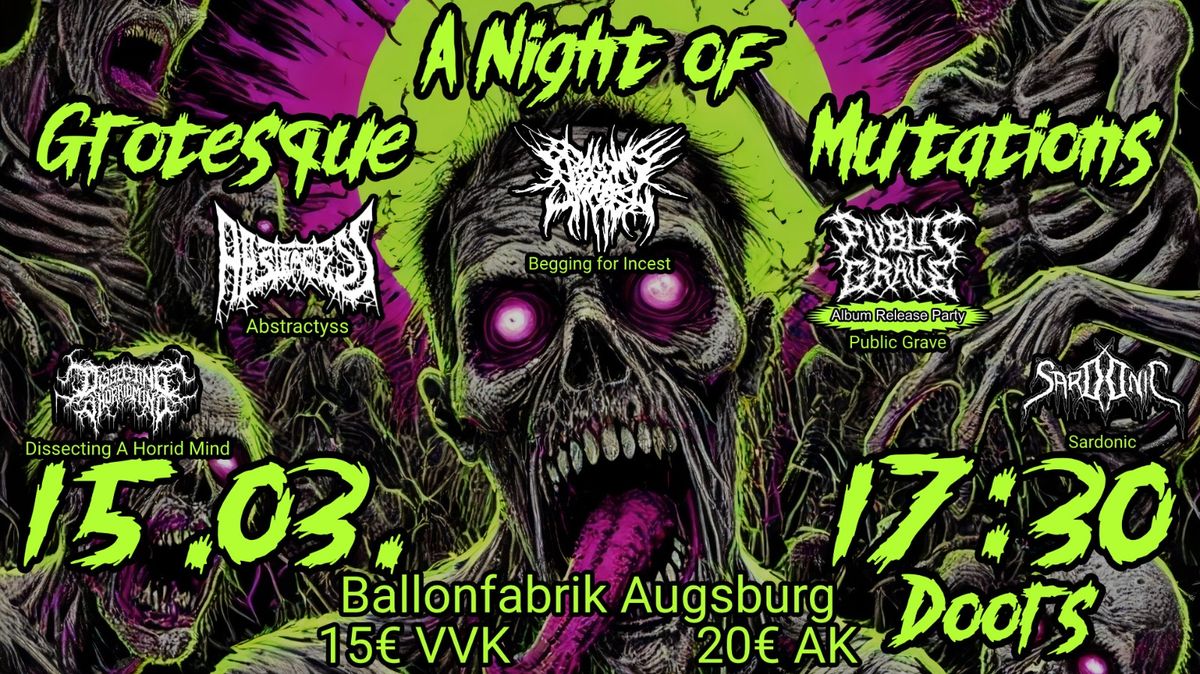 A Night Of Grotesque Mutations