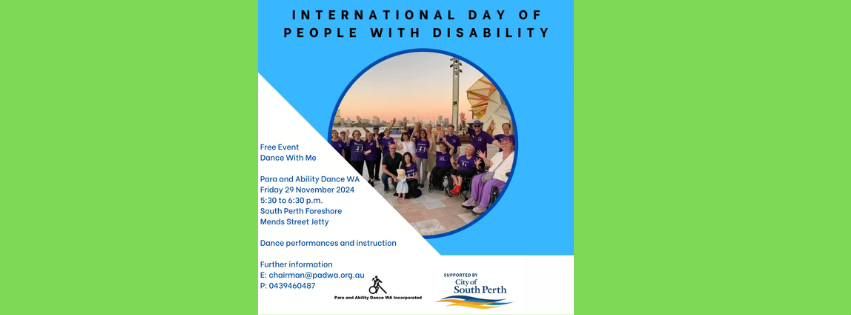 International Day of People with Disability - Dance with Me!