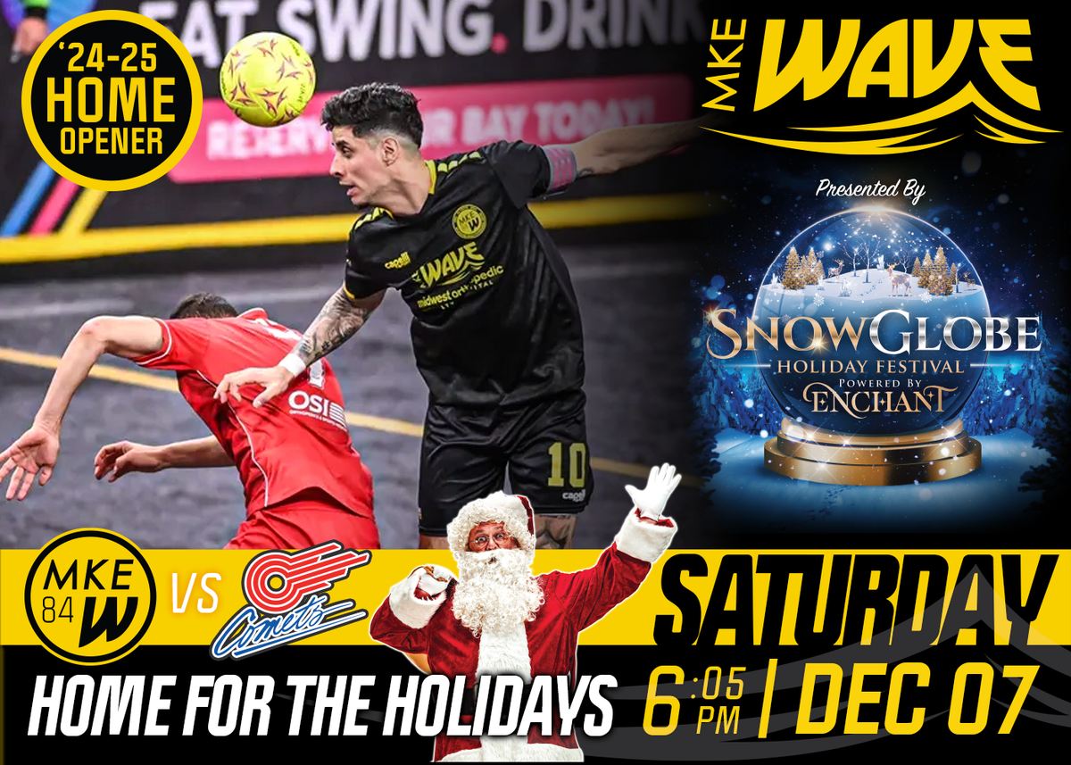 Kansas City Comets at Milwaukee Wave at UW Milwaukee Panther Arena