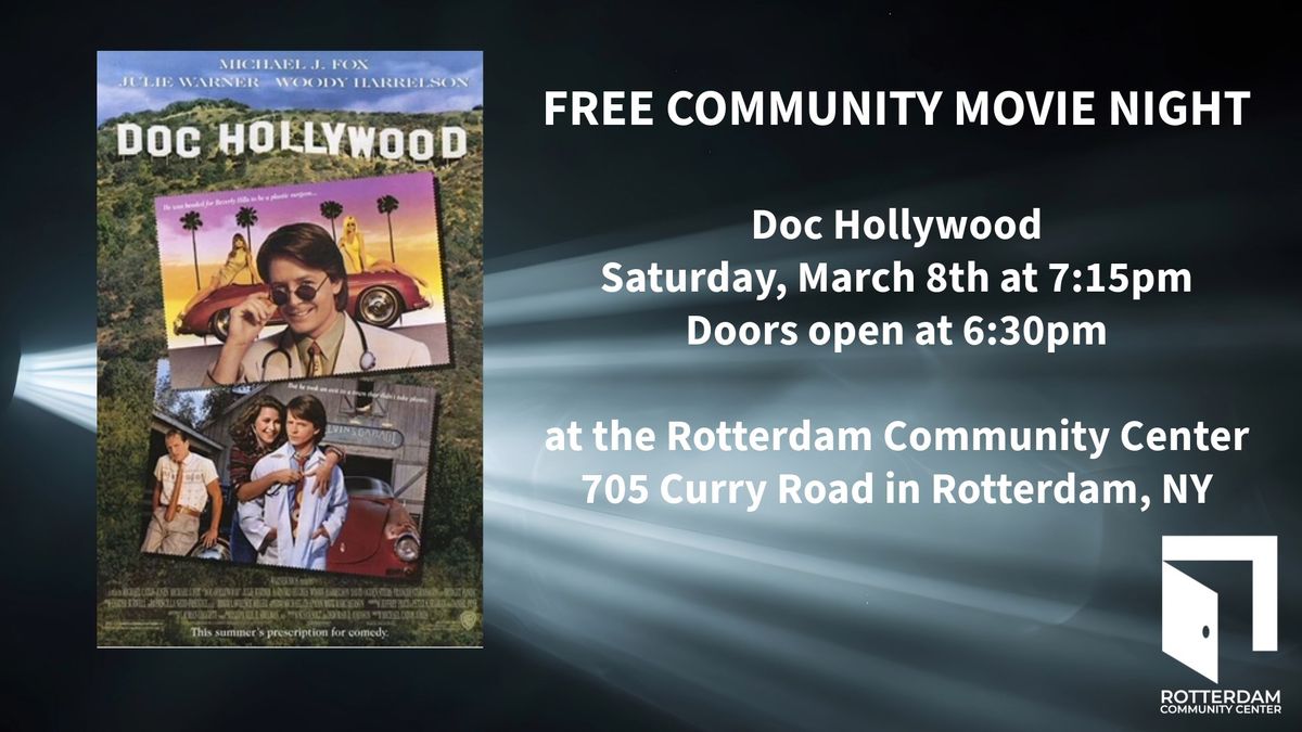 "Doc Hollywood" Free Community Movie Night