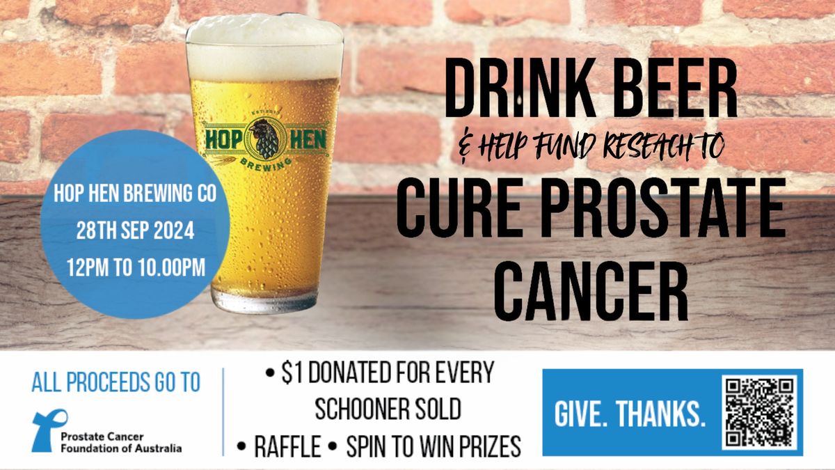 Hops for Hope - Brewing a Cure for Prostate Cancer!