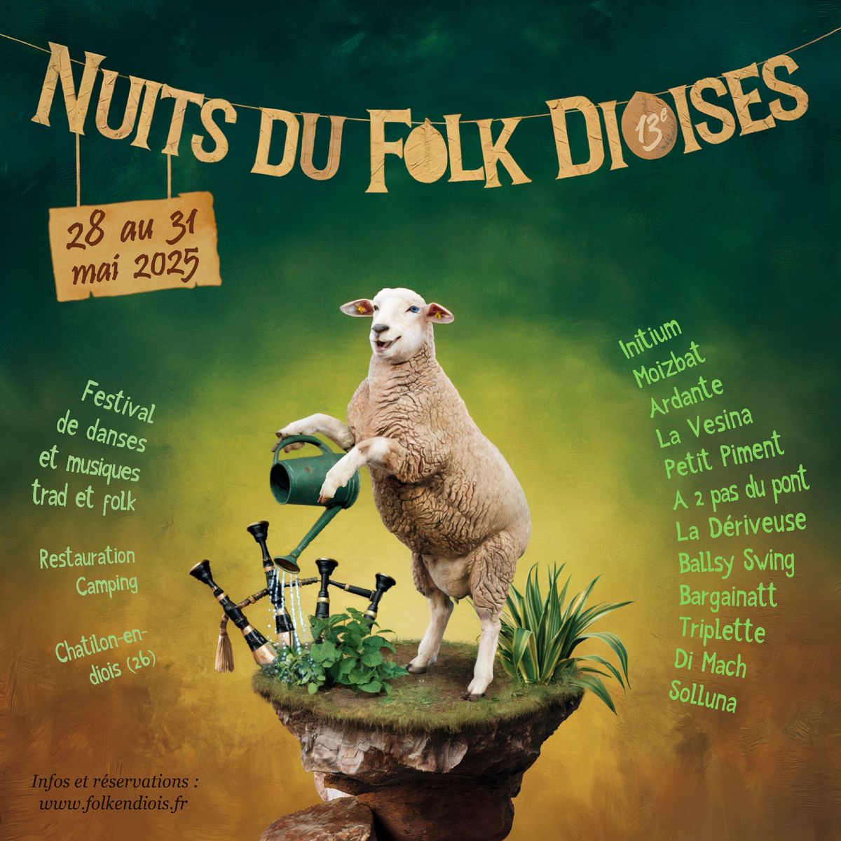 13e \u00e9dition des Nuits du Folk Dioises