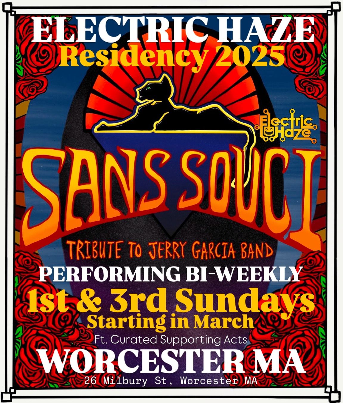 Sans Souci - Tribute to JGB Residency w. Special Guests