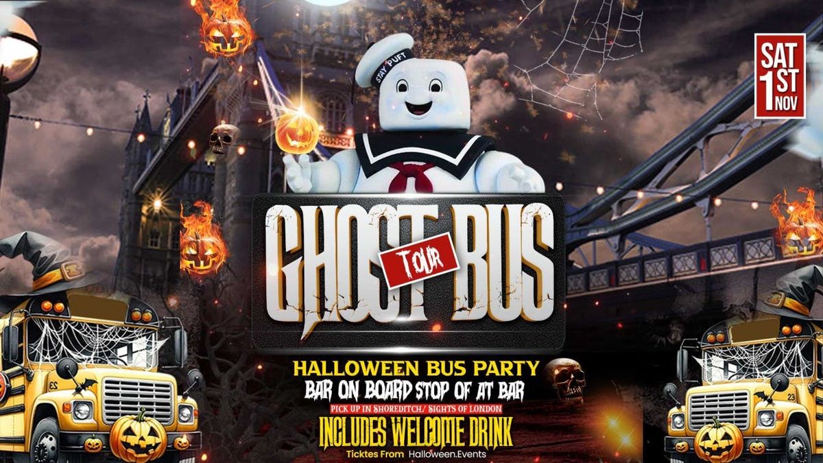 HALLOWEEN BUS PARTY LONDON \/\/ SAT 1 NOV \/\/ CLUB CRAWL \/\/ 3 HOURS OF FUN