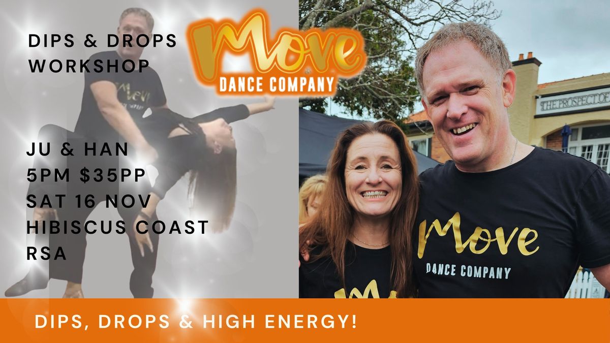 Dips & Drops Workshop with Ju & Han - Move Modern Jive Dance