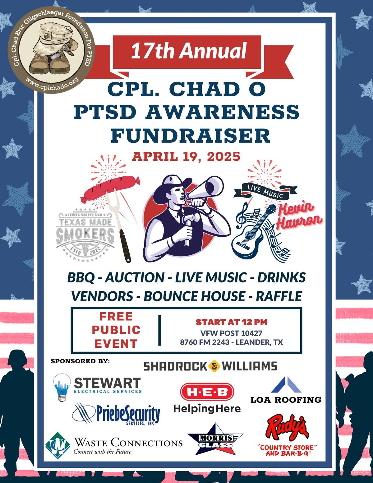 17th Annual PTSD Awareness Fundraiser