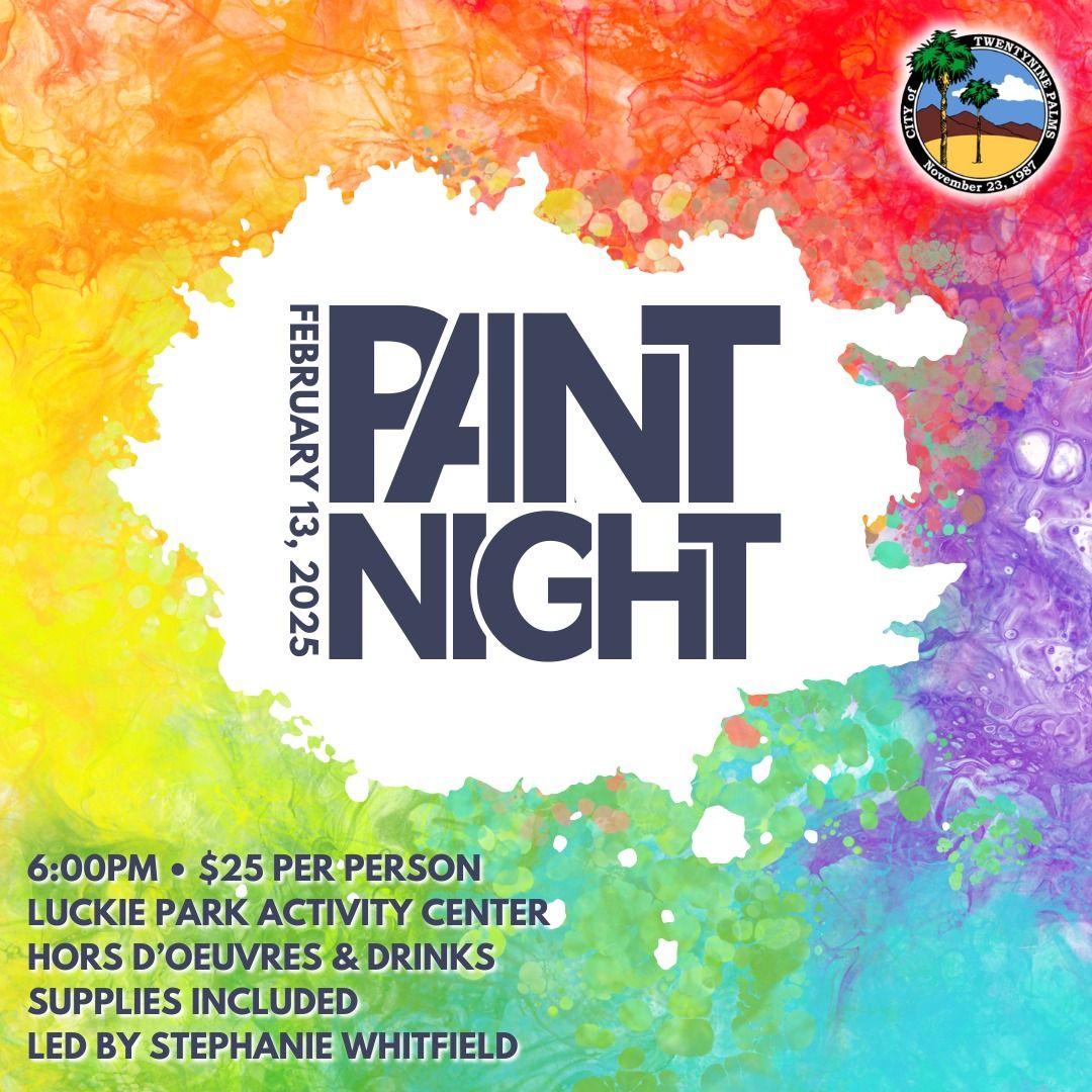 3rd Annual Paint Night