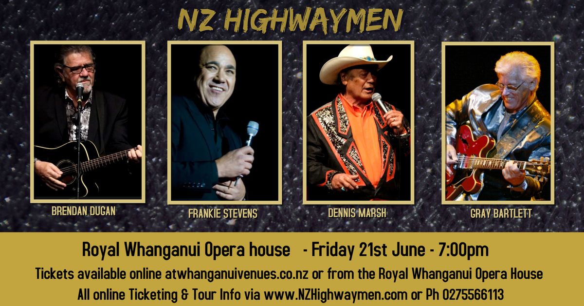 NZ Highwaymen (Brendan Dugan, Gray Bartlett, Dennis Marsh & Frankie Stevens) Whanganui