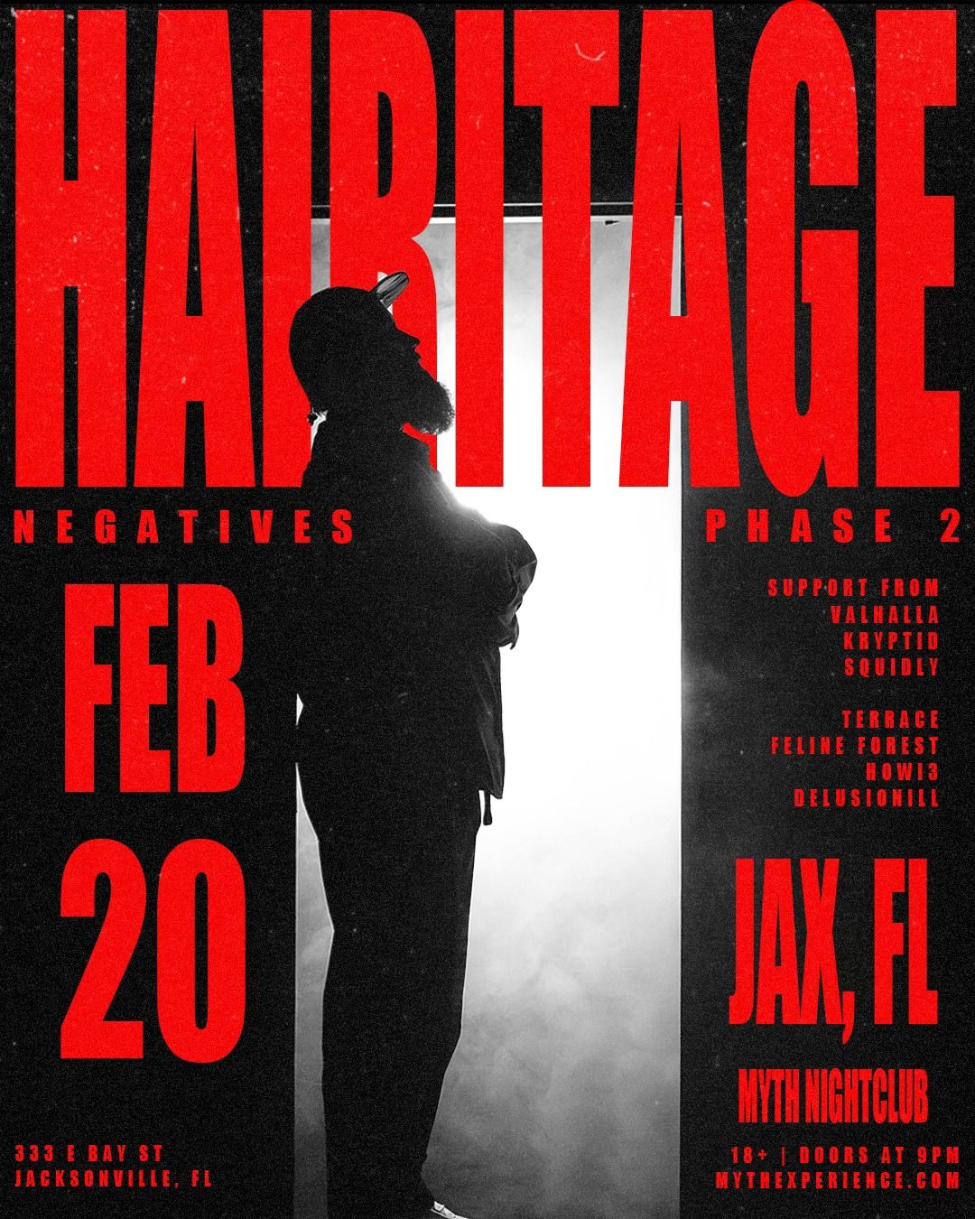 Electronic Thursdays Presents: Hairitage - Negatives Tour  | 2.20.25