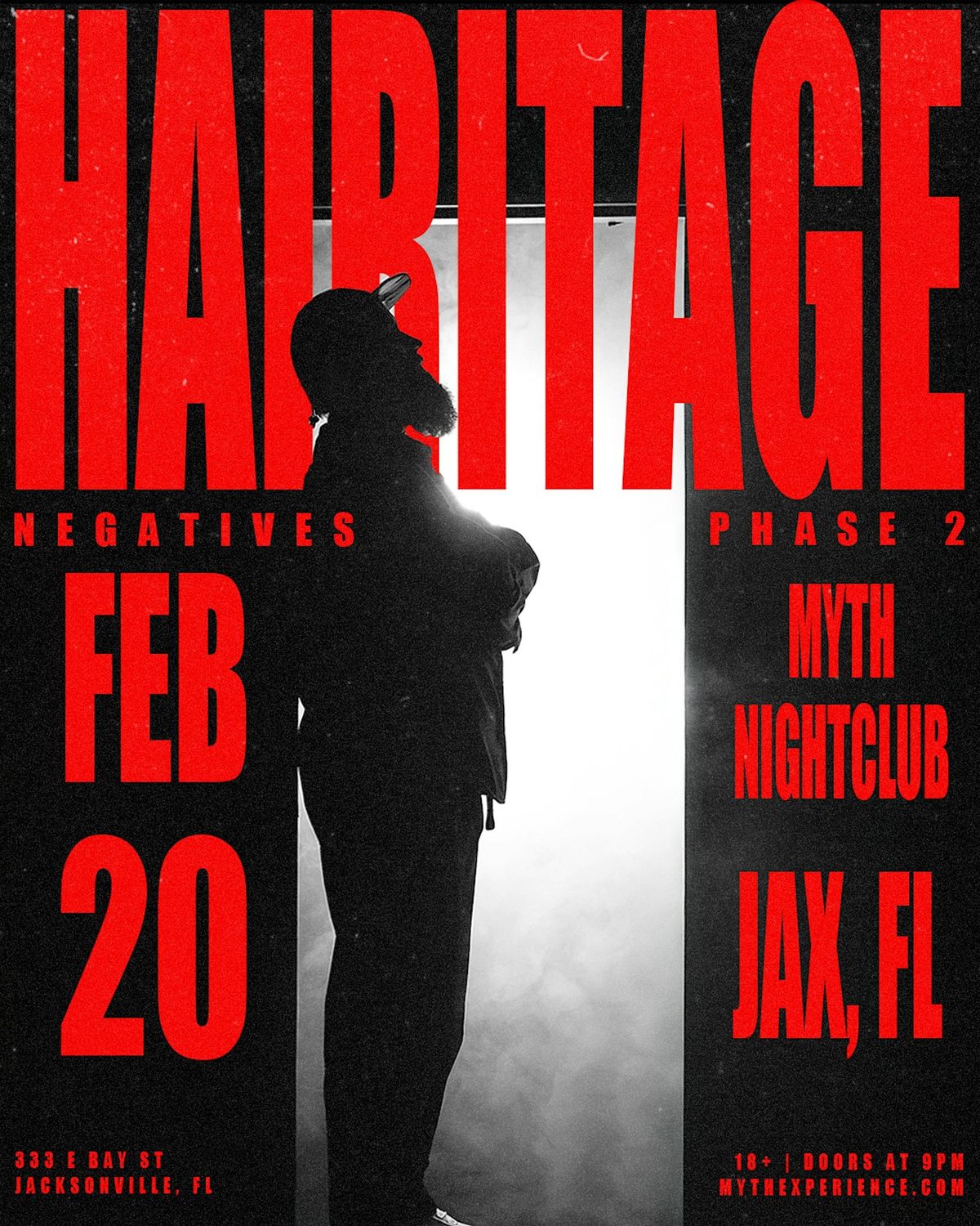 Electronic Thursdays Presents: Hairitage - Negatives Tour  | 2.20.25