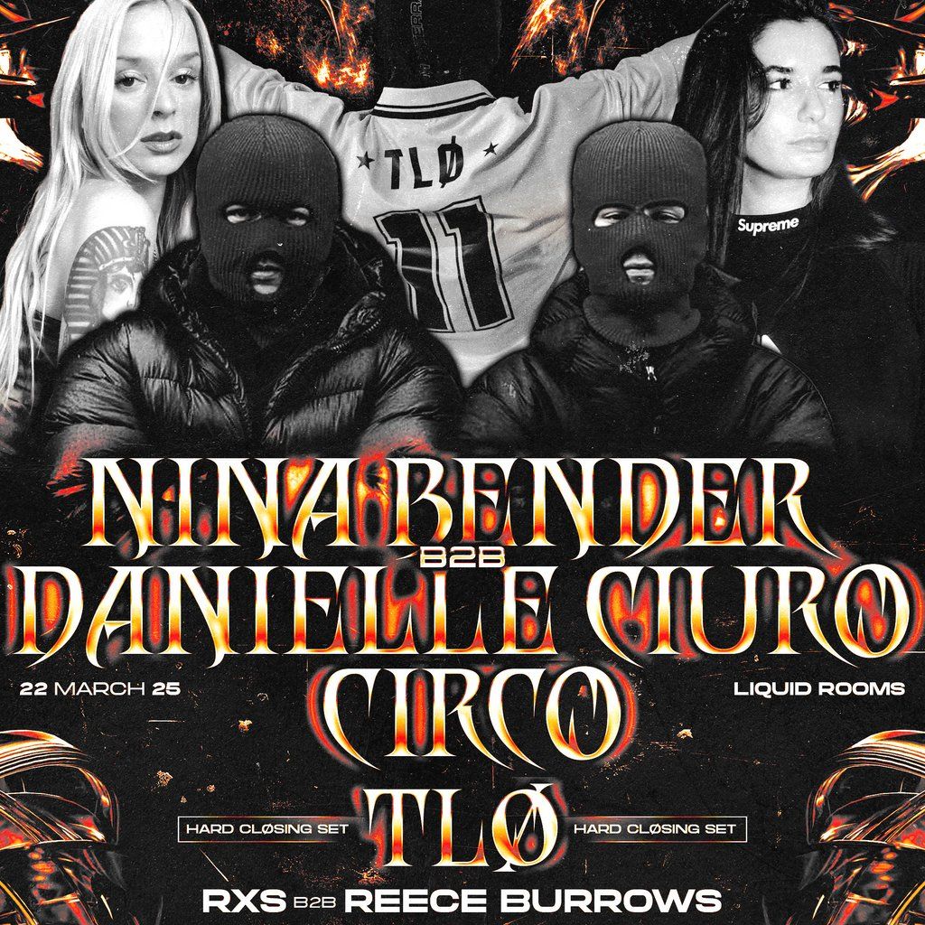 Bl4ckout presents Nina bender b2b Danielle Ciuro.