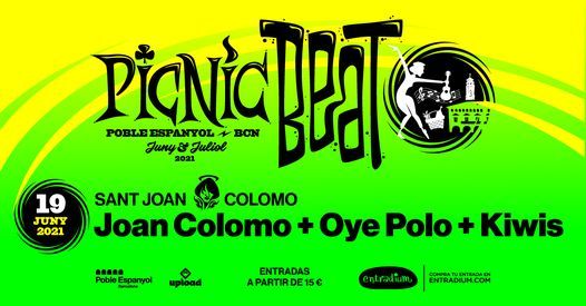 Picnic Beat - 19 Juny: Joan Colomo + Oye Polo + Kiwis