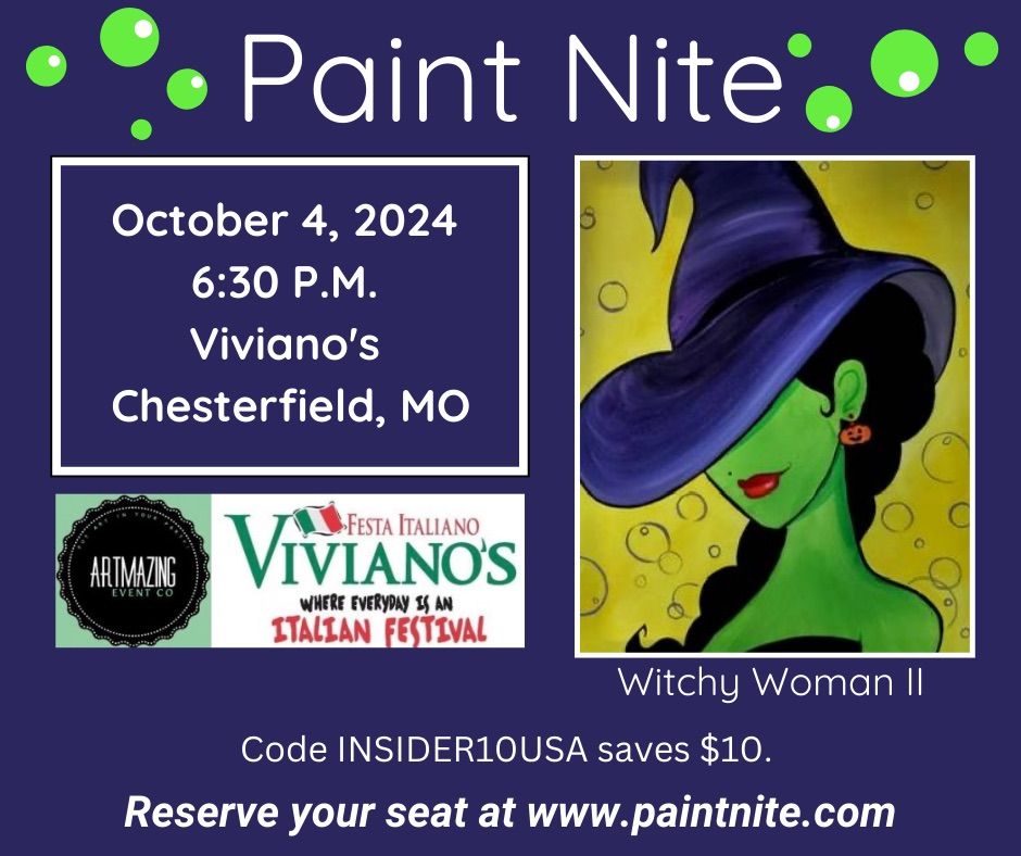 10\/04\/2024 Paint Nite at Viviano\u2019s in Chesterfield, MO